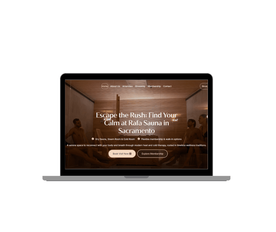 Rafa Sauna Lounge challenges and solutions