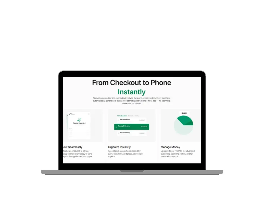 Finova Receipts challenges and solutions